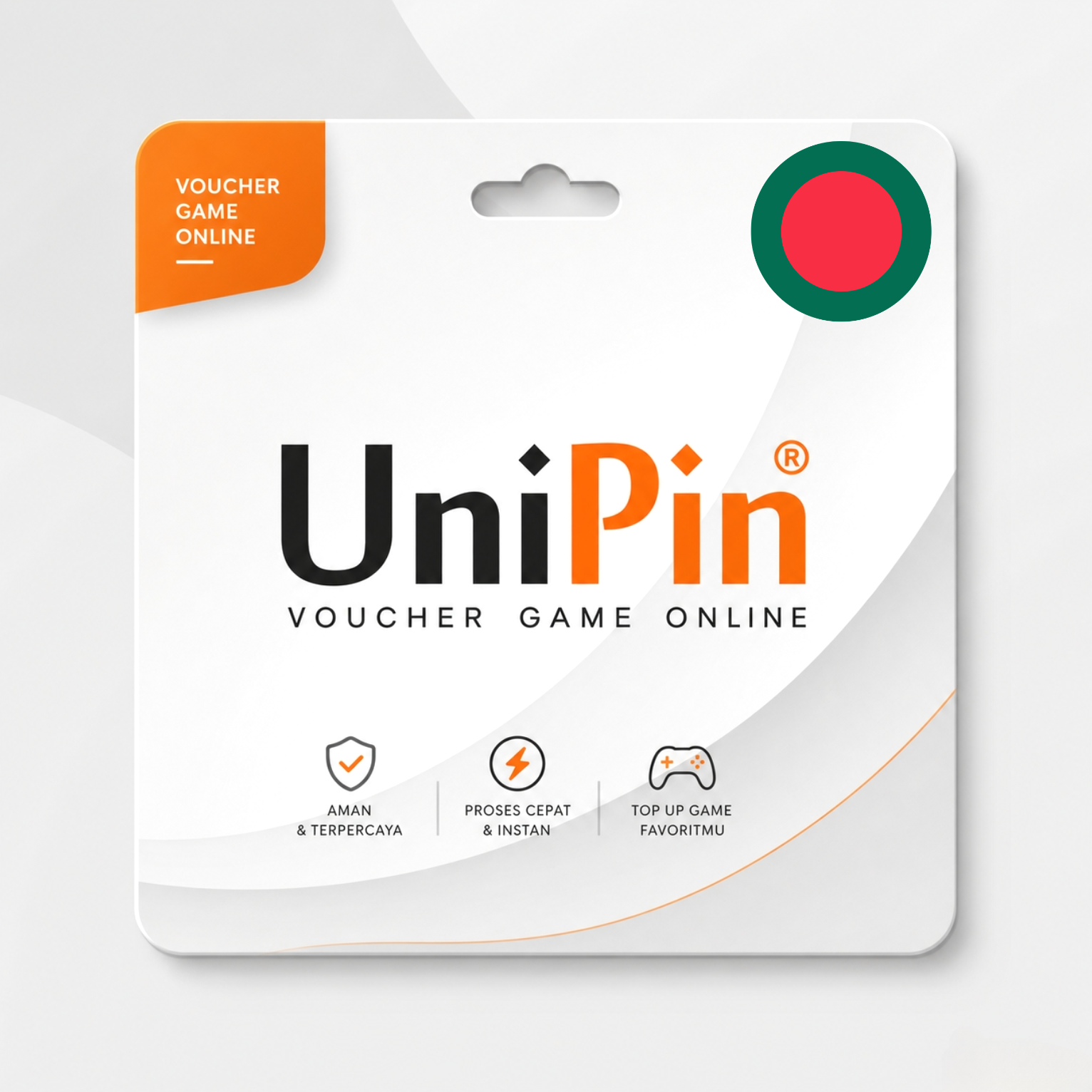 UniPin gift card for Bangladesh purchased via bKash or Nagad