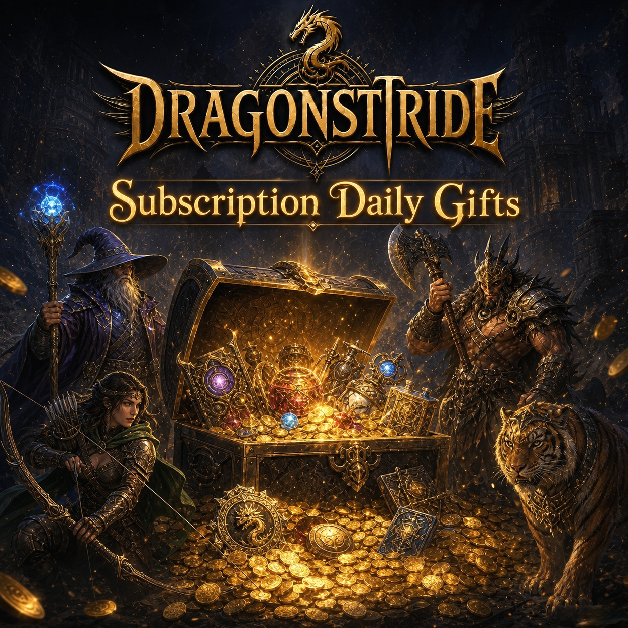 Dragonheir Silent Gods subscription and daily gift bundle